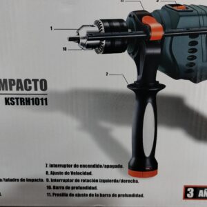 Taladro de impacto 13mm 750w